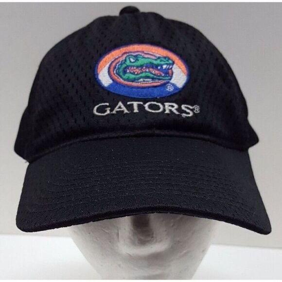 University of Florida Gators Football Black Baseball Cap Hat Strapback - Picture 1 of 8